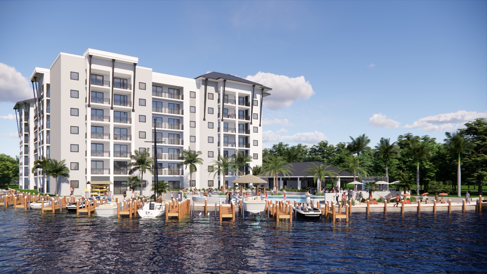 Lake Shadroe Resort from the water